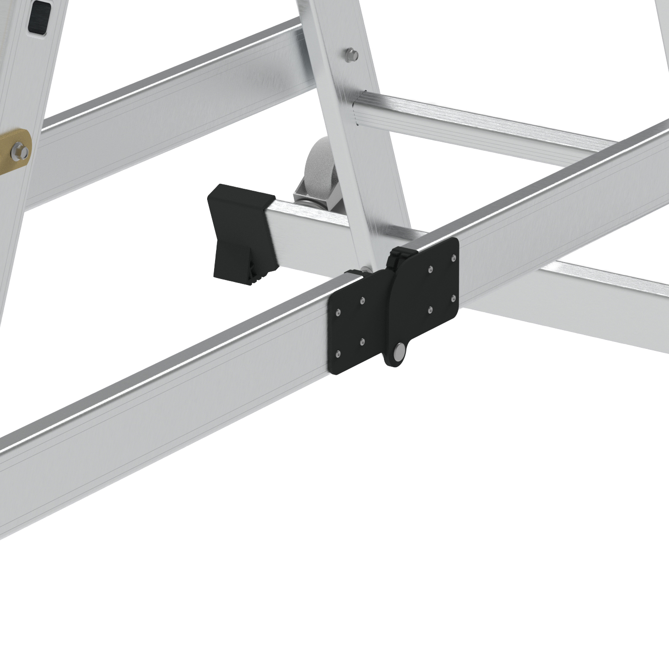 FOLDABLE PLATFORM LADDER WITH WHEEL gallery image 2